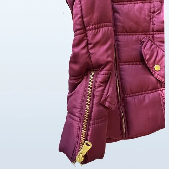 BONGO Puffer Vest with Faux Fur Hood - Picture 3 of 7